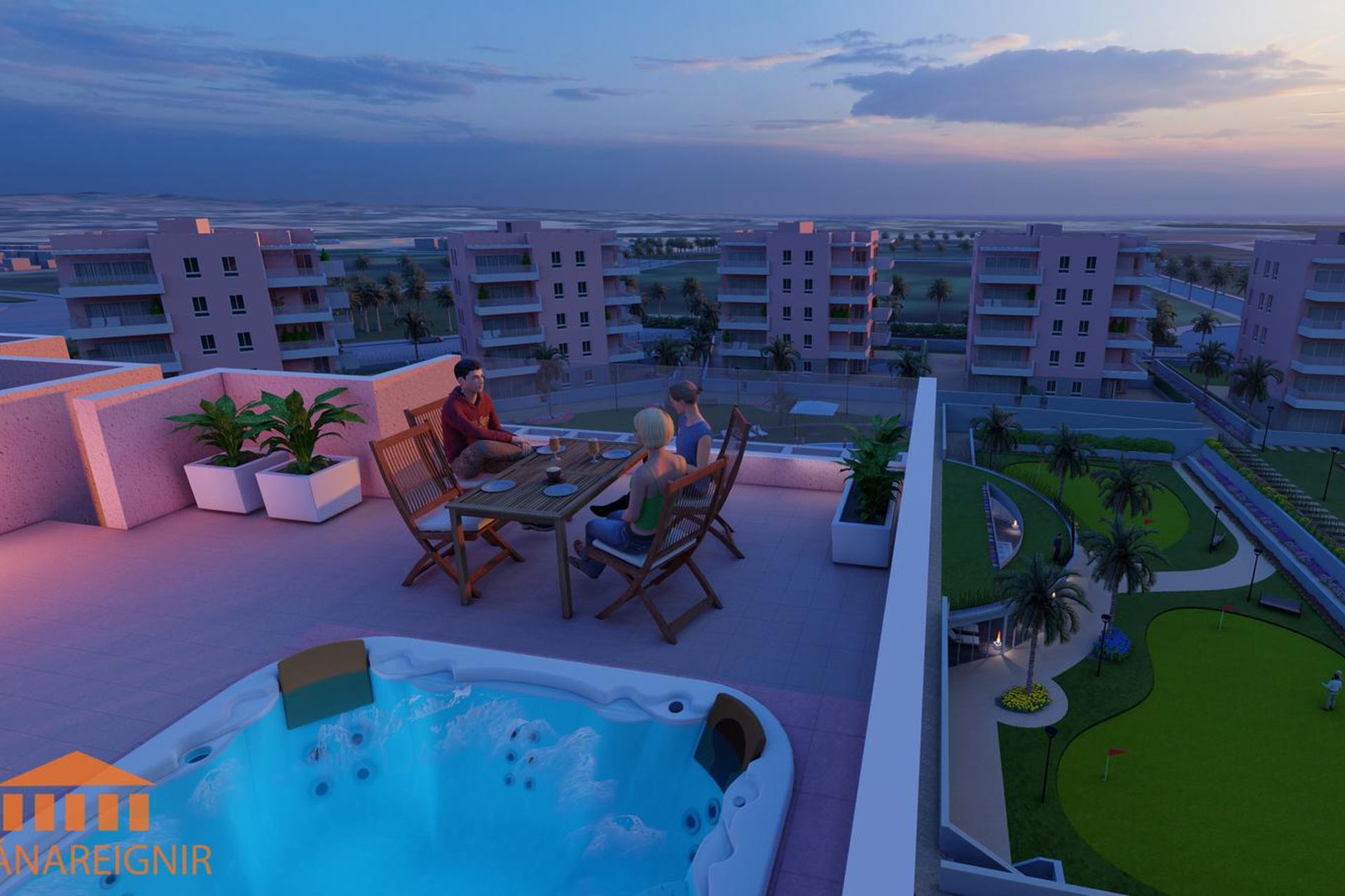 SPÁNAREIGNIR - El Raso - penthouse