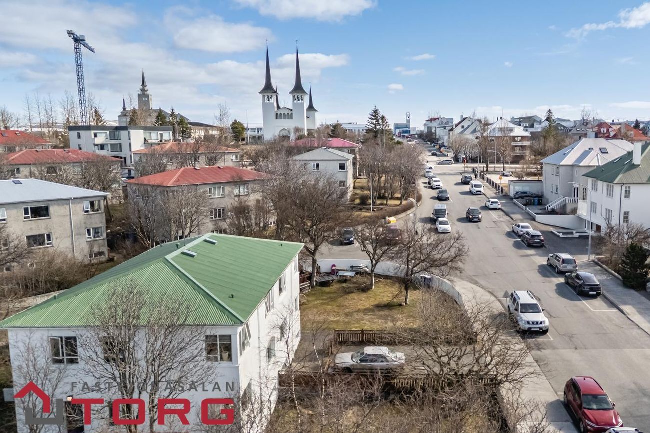 Háteigsvegur 19 með útleiguherbergi