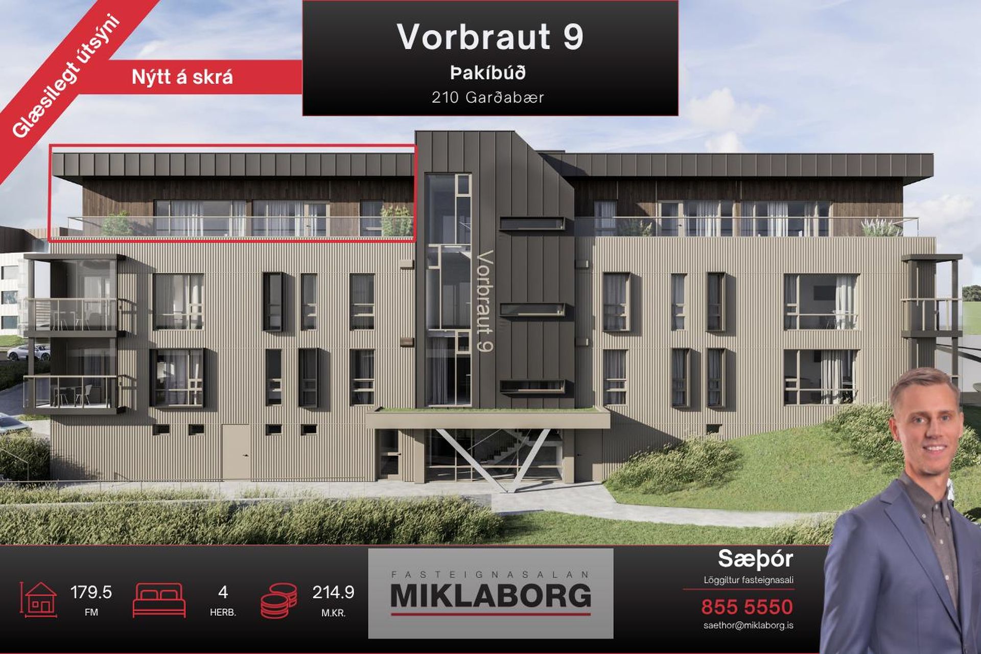 Vorbraut (þakíbúð) 9