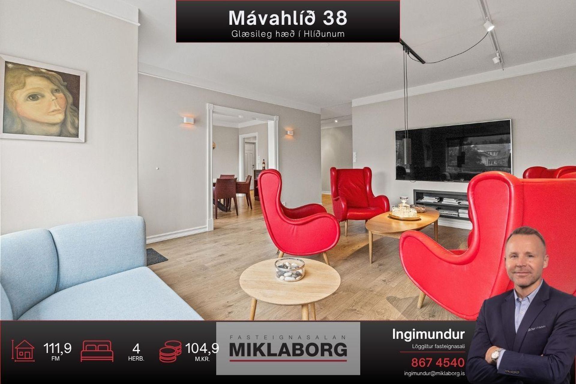 Mávahlíð 38