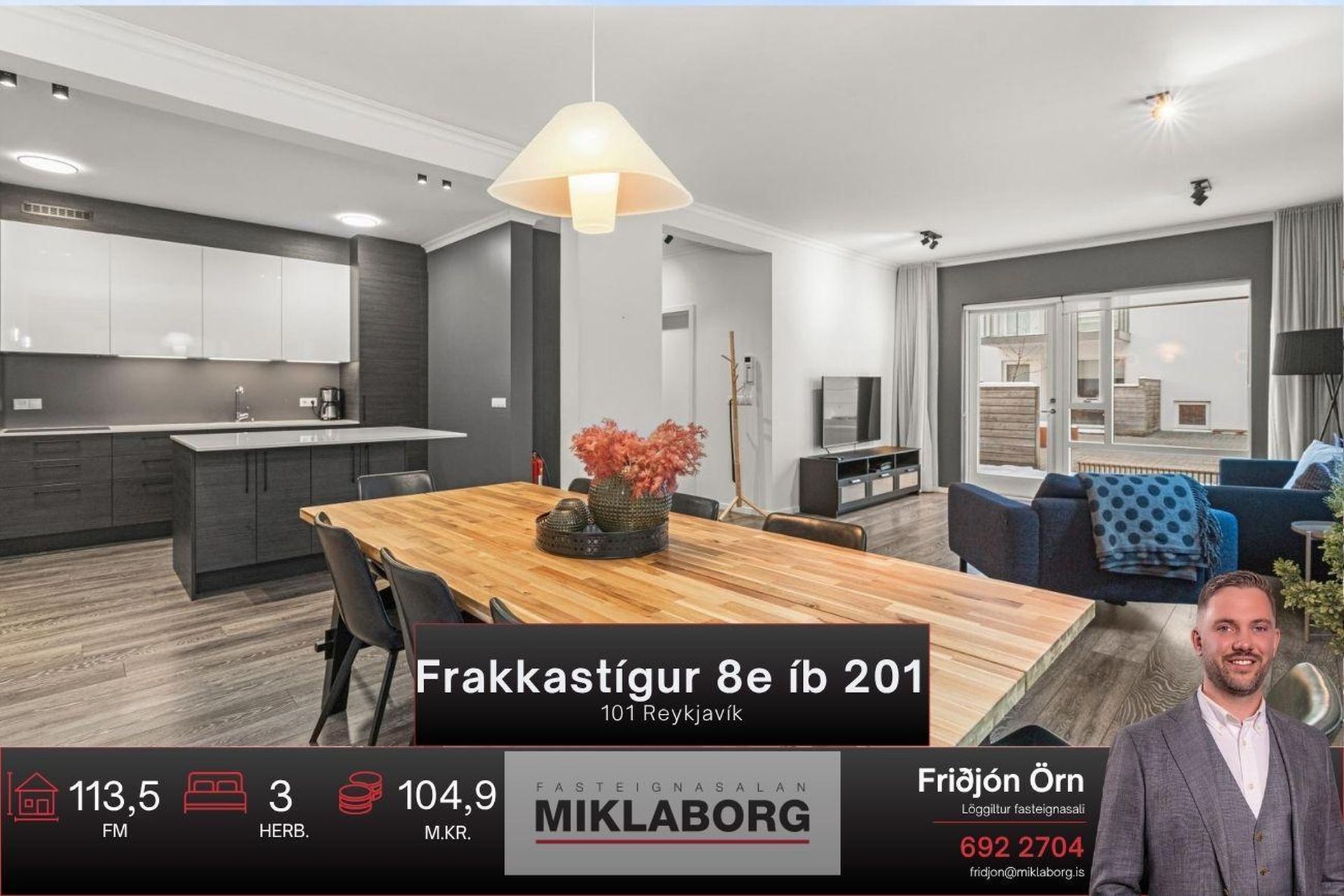 Frakkastígur 8E (201)